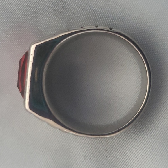 1847- Red Handmade Men's Ring Size 11.5 NWT - Picture 4 of 8